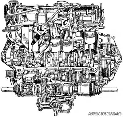 Шестицилиндровый двигатель Остин 2200