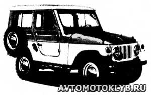 Экспериментальный «Москвич-416» на базе полноприводного автомобиля «Москвич-410Н (конец 1950-х гг.)