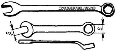 Комбинированный трубный ключ