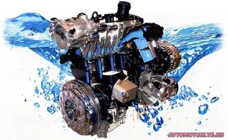 Двигатели с жидкостным (водяным) охлаждением — устройство и конструкция